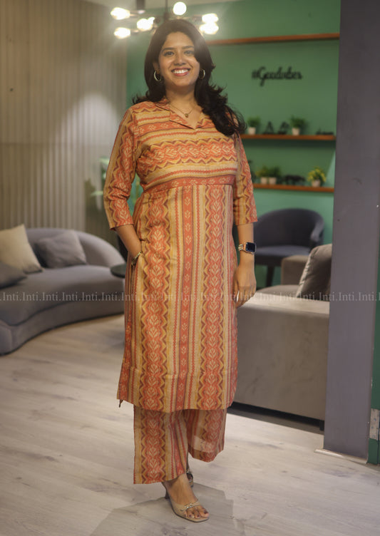 Sunset Stripes Top & Pant Set