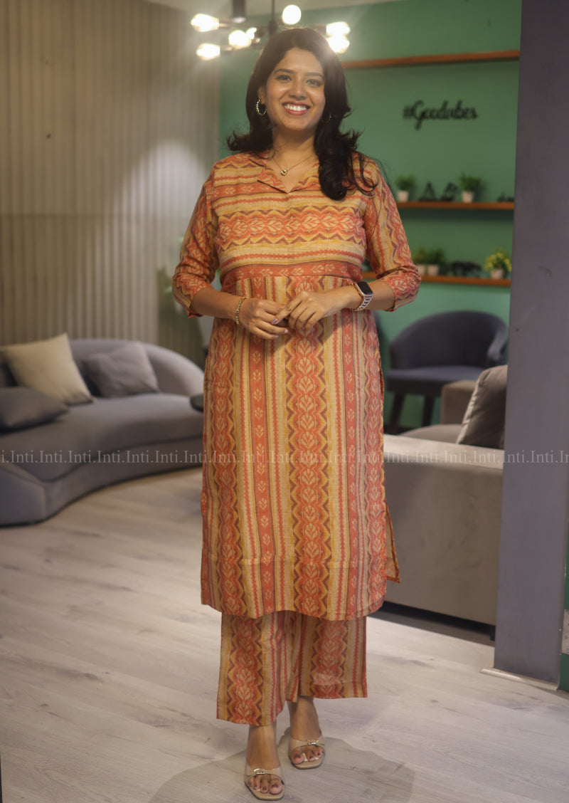 Sunset Stripes Top & Pant Set