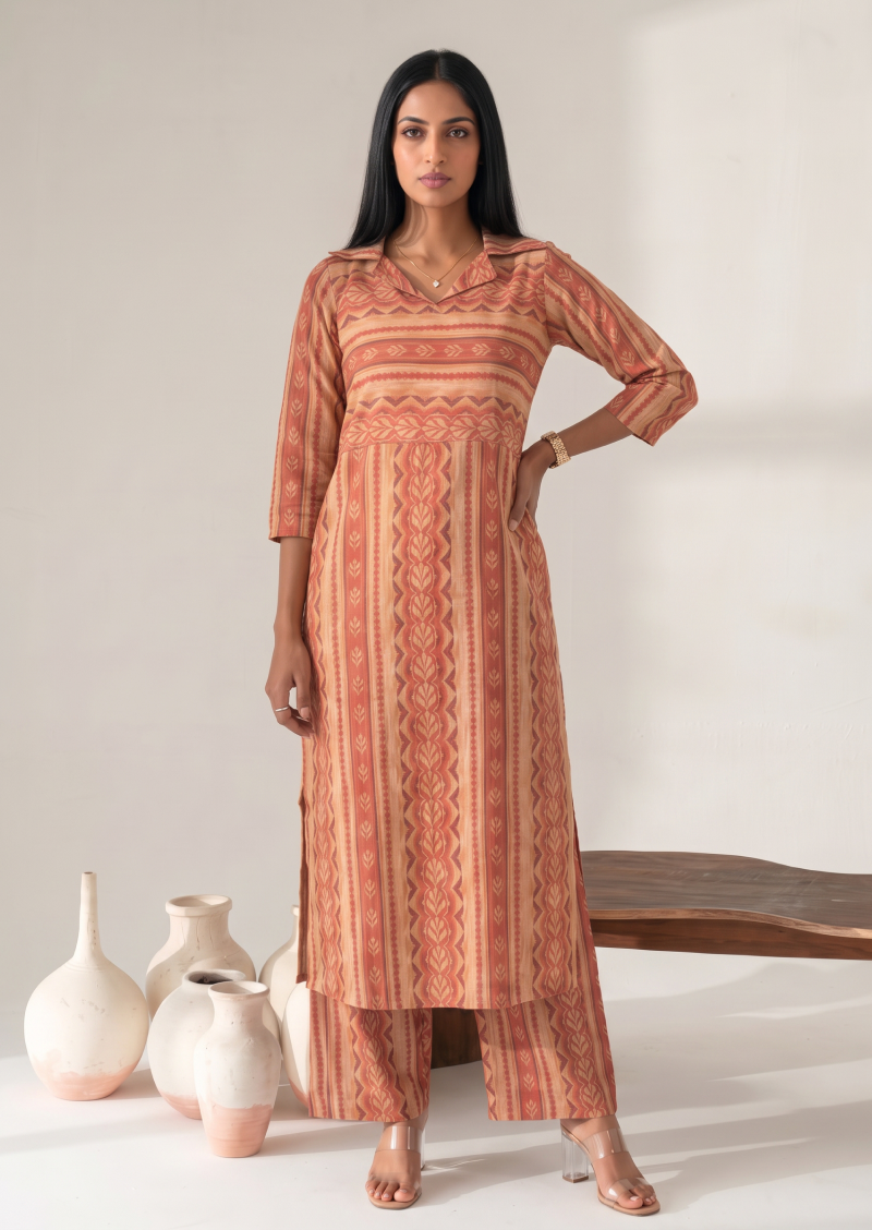 Sunset Stripes Top & Pant Set