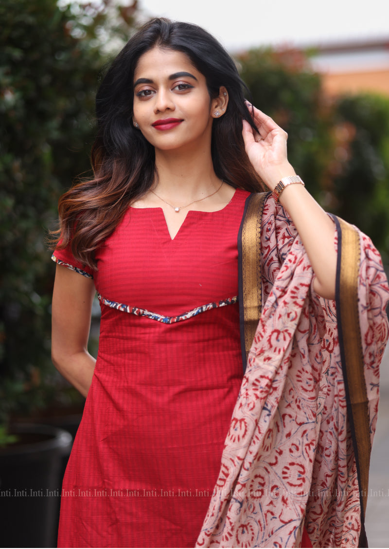 Swayline Glint Top & Dupatta Set