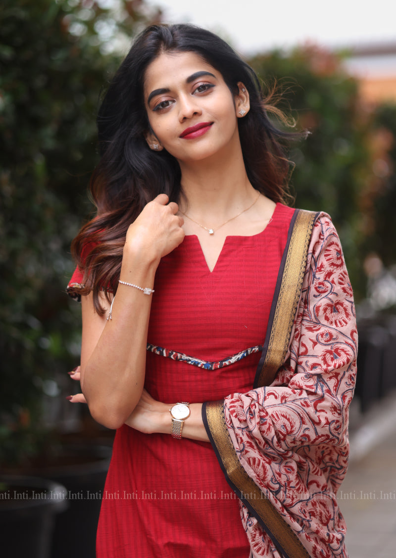Swayline Glint Top & Dupatta Set