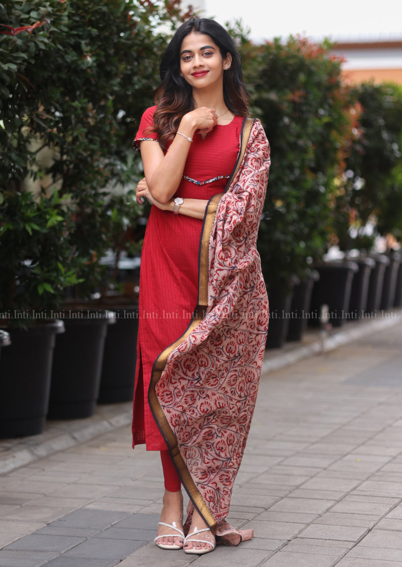 Swayline Glint Top & Dupatta Set