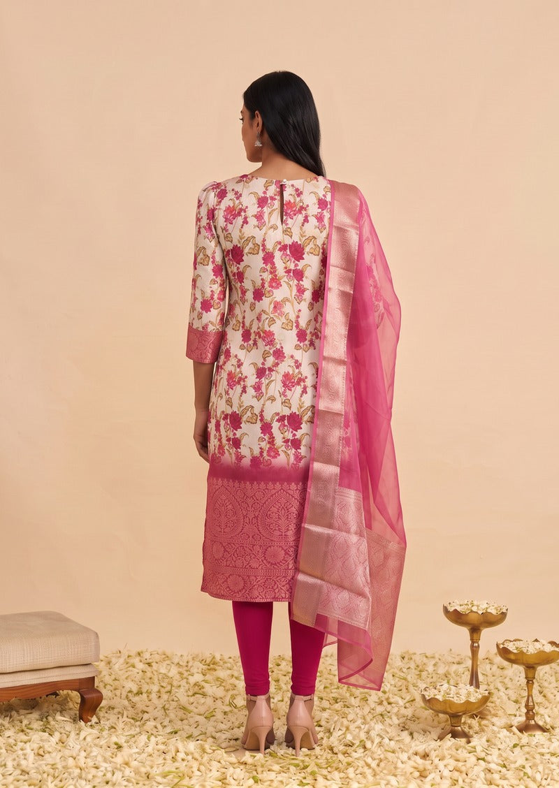 Rhapsody Dahlia Top & Dupatta Set
