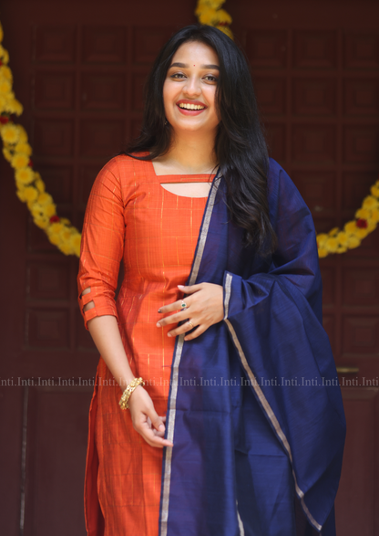 Tangerine Royale Salwar Suit