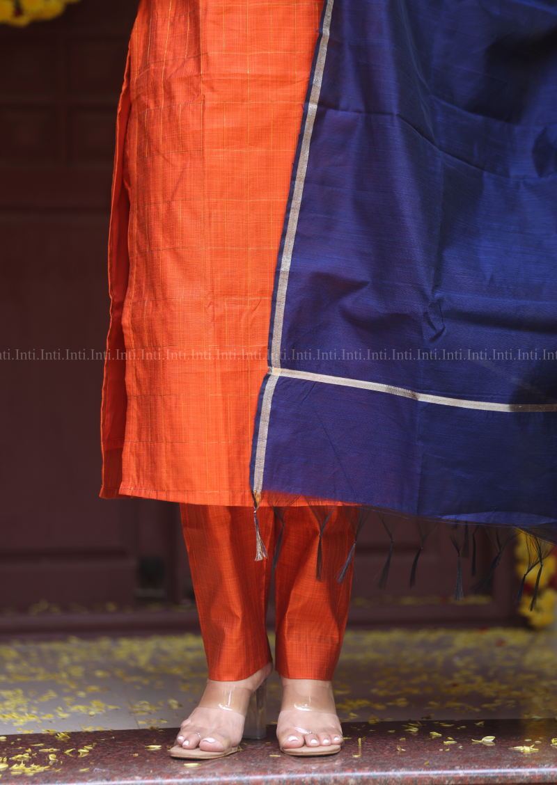 Tangerine Royale Salwar Suit