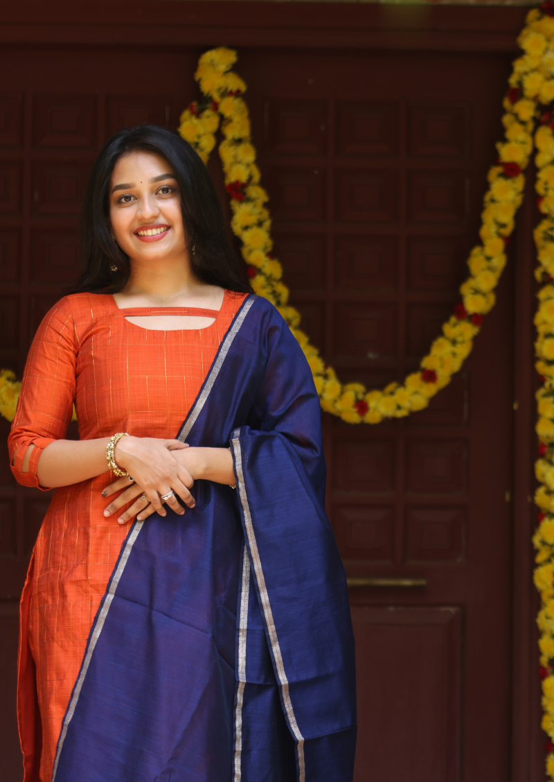Tangerine Royale Salwar Suit