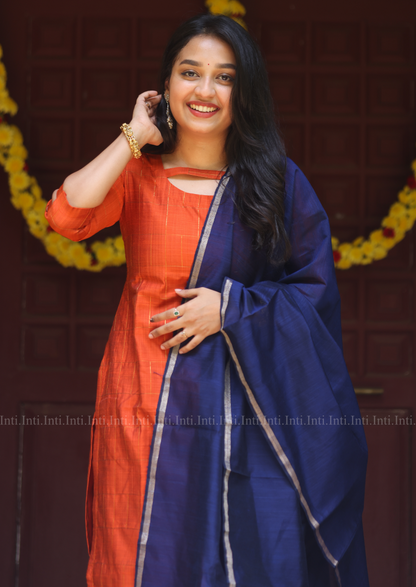 Tangerine Royale Salwar Suit