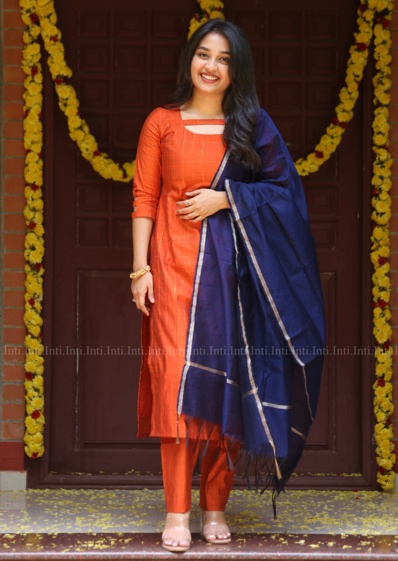Tangerine Royale Salwar Suit