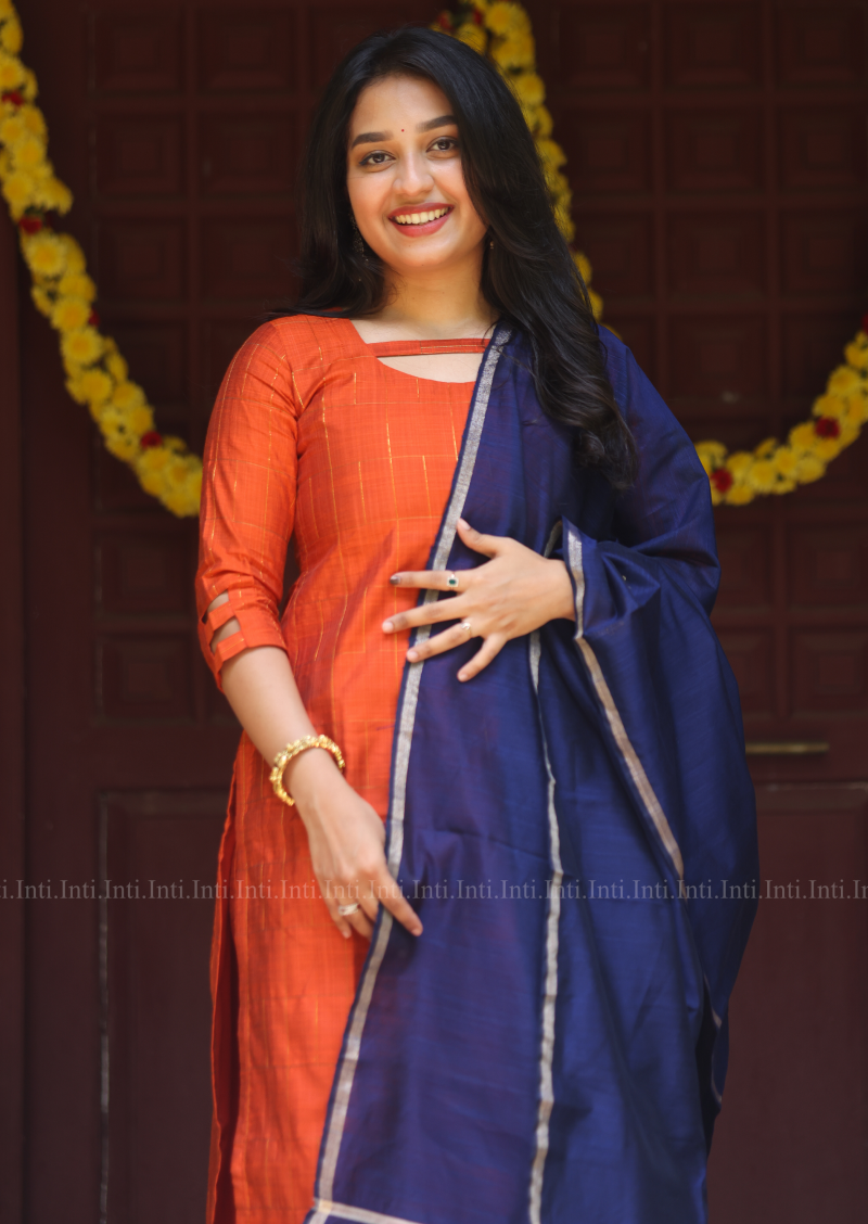 Tangerine Royale Salwar Suit