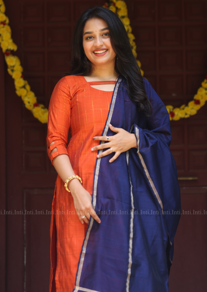 Tangerine Royale Salwar Suit