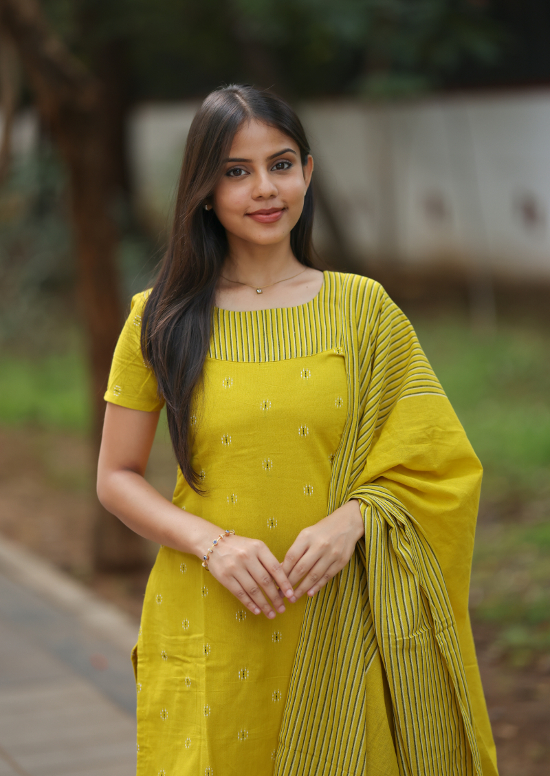 Tara Mustard Salwar Suit
