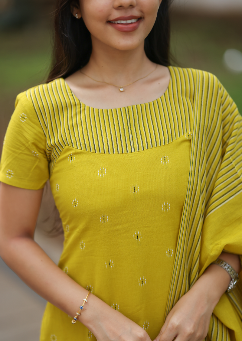 Tara Mustard Salwar Suit