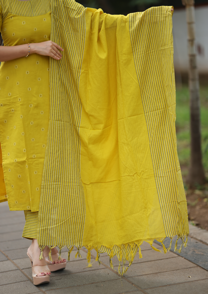 Tara Mustard Salwar Suit