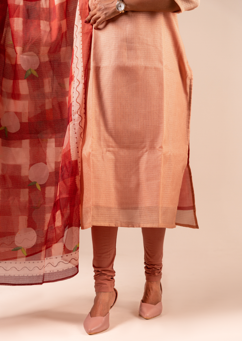 Terra Glow Top & dupatta Set