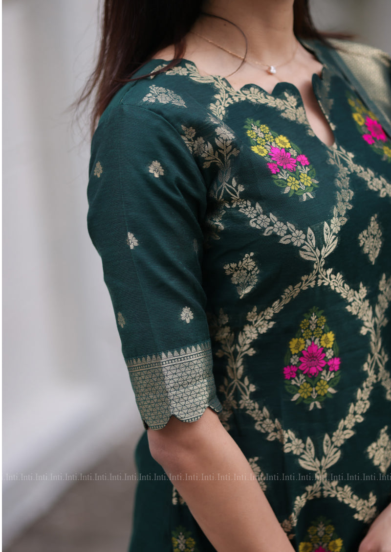 The Emerald Weave Salwar Suit