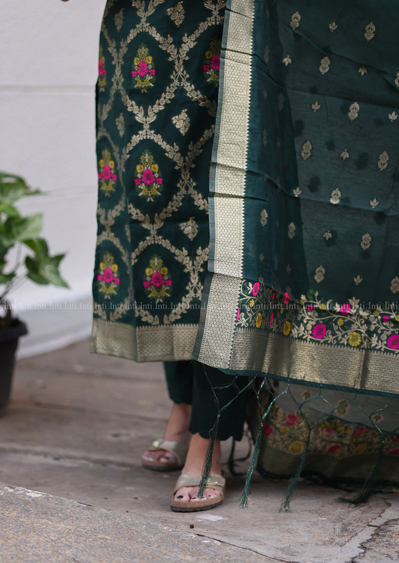 The Emerald Weave Salwar Suit