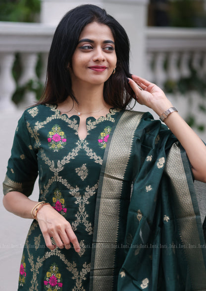The Emerald Weave Salwar Suit