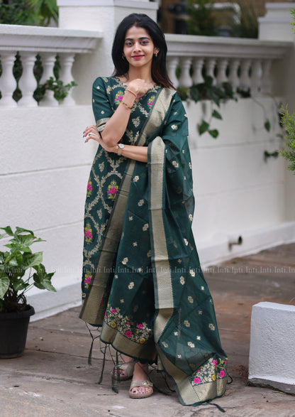 The Emerald Weave Salwar Suit