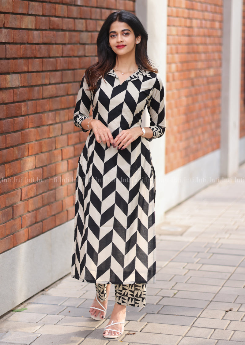 Geo Block Top & Pant Set