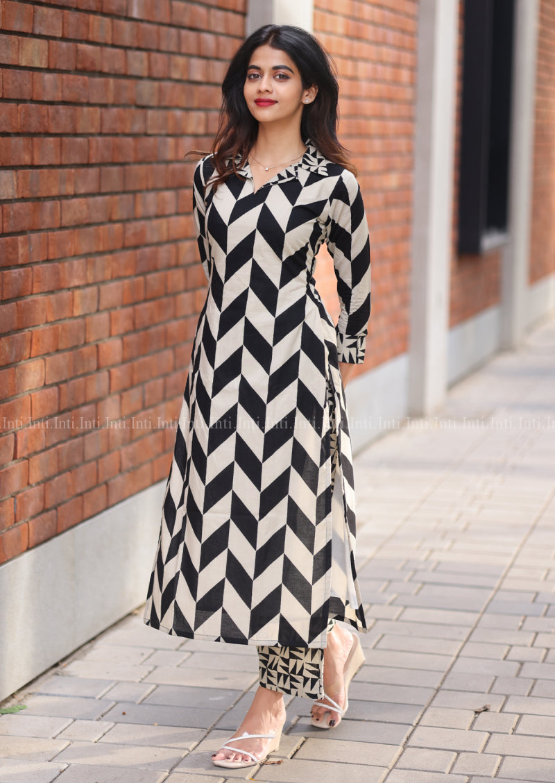 Geo Block Top & Pant Set