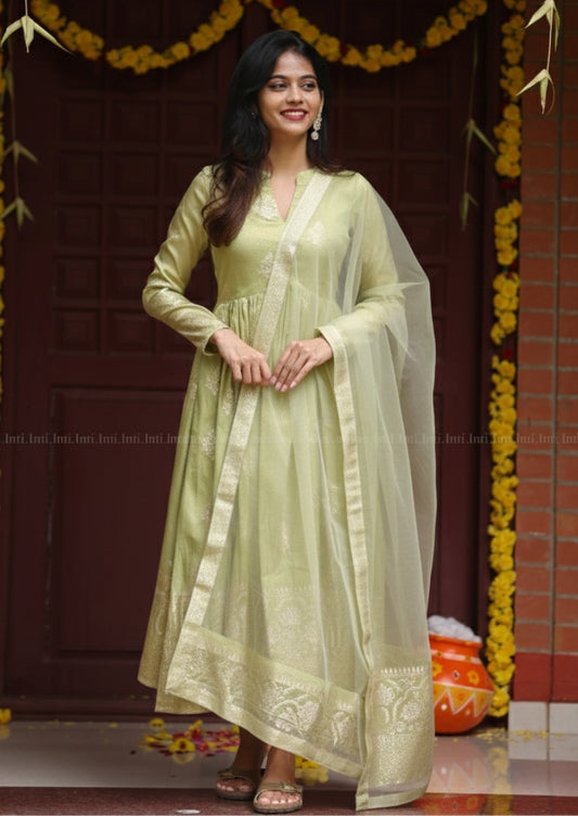 Botanic Leafstone Kurti