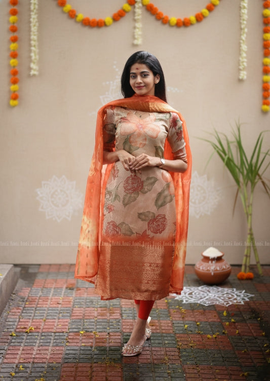 Mari Glow Top & Dupatta Set