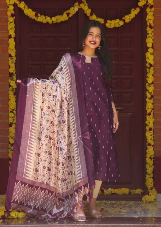 Vesper Vine Top & Dupatta Set