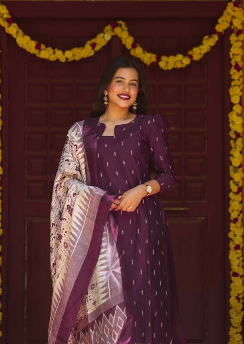 Vesper Vine Top & Dupatta Set