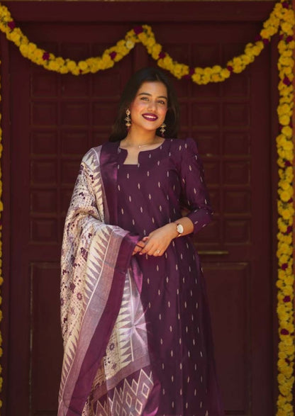 Vesper Vine Top & Dupatta Set