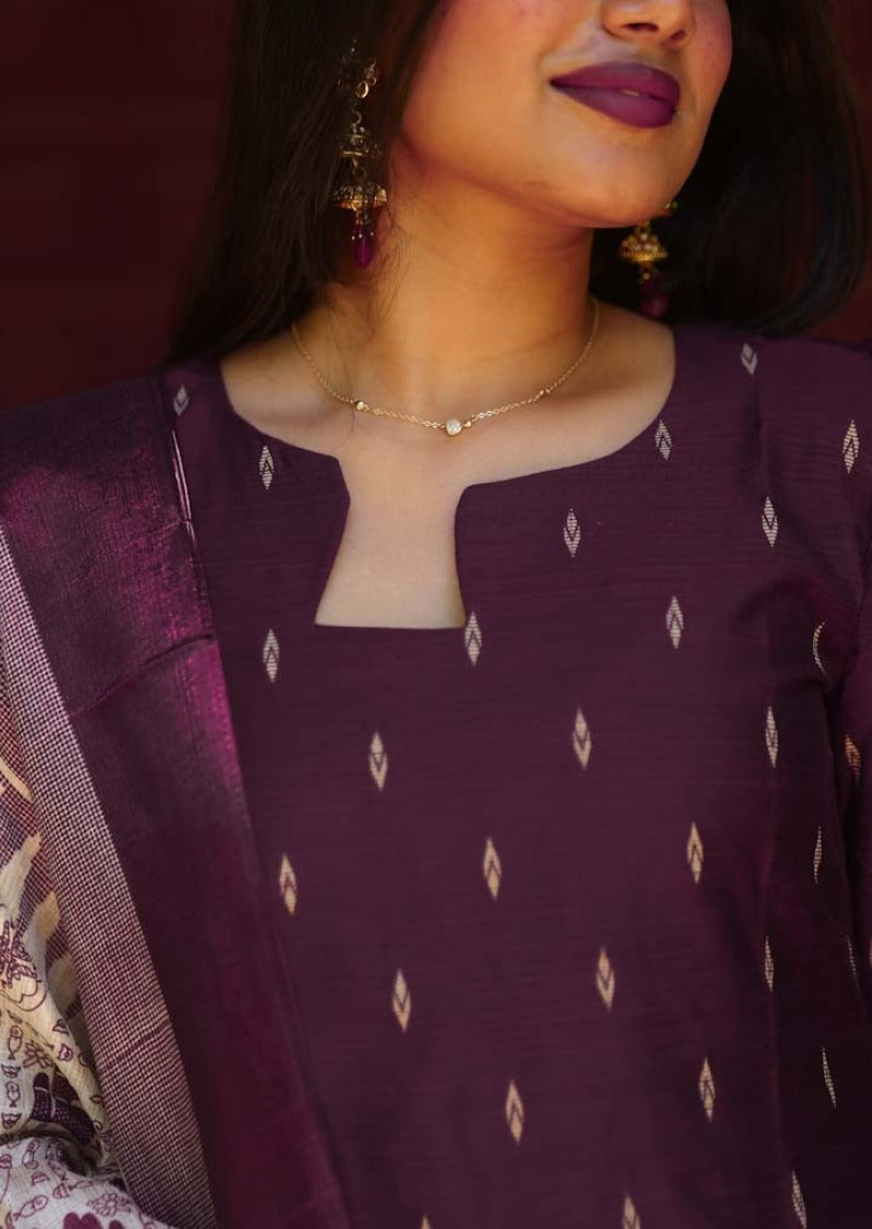 Vesper Vine Top & Dupatta Set