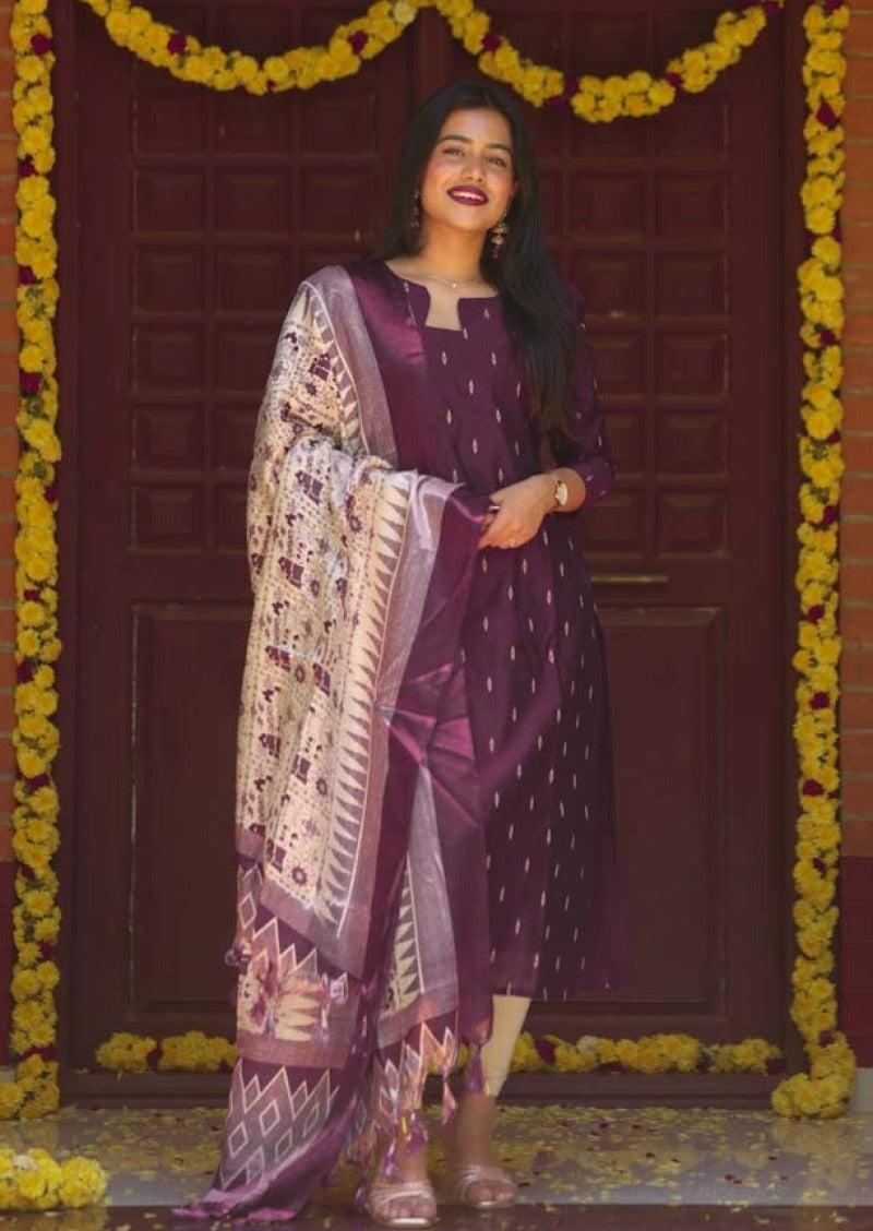 Vesper Vine Top & Dupatta Set