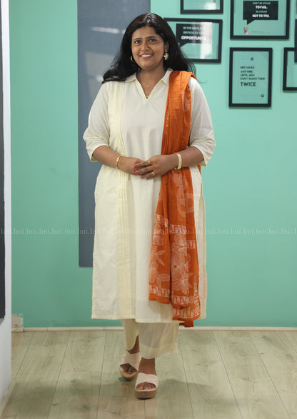 Vanilla Rust Salwar Suit