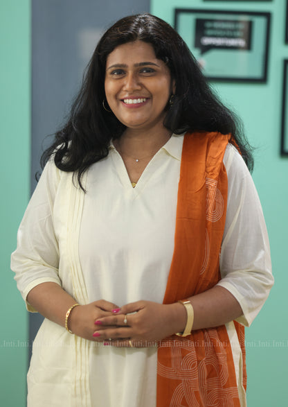Vanilla Rust Salwar Suit