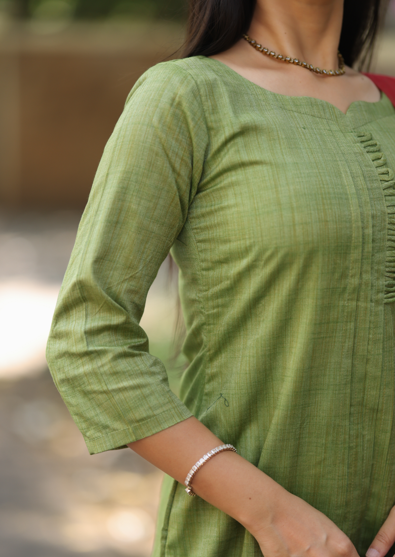 Veda Vine Top & Dupatta Set