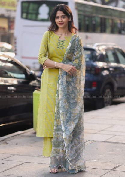 Willow Veil Top & Dupatta Set