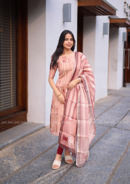 Brownwood Breeze Top & Dupatta Set