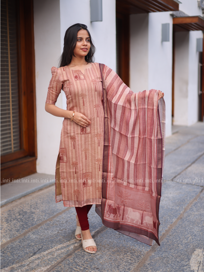Brownwood Breeze Top & Dupatta Set