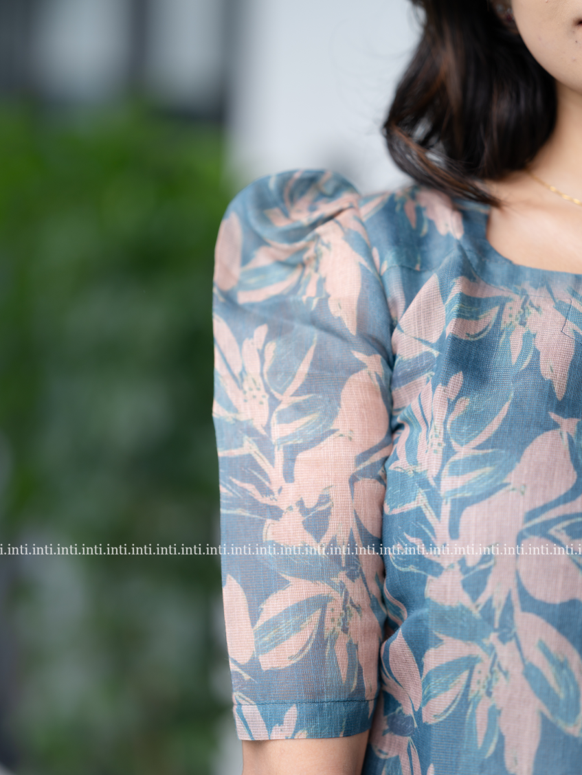 Celeste Fern Top & Dupatta Set
