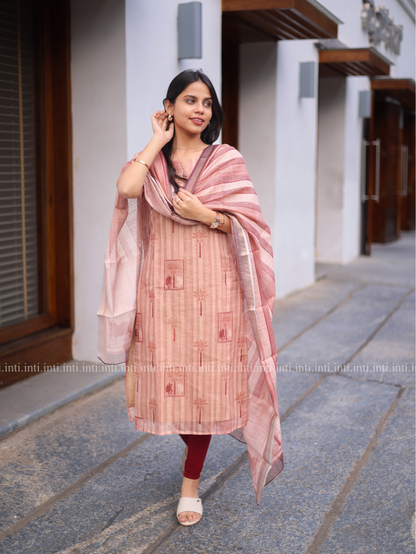 Brownwood Breeze Top & Dupatta Set