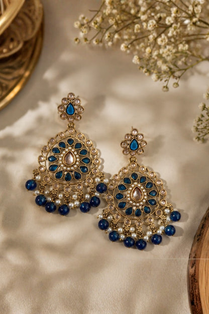 Moonstone Blue Earrings