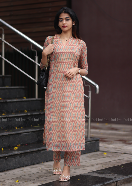 Brown Eclair Top & Pant Set