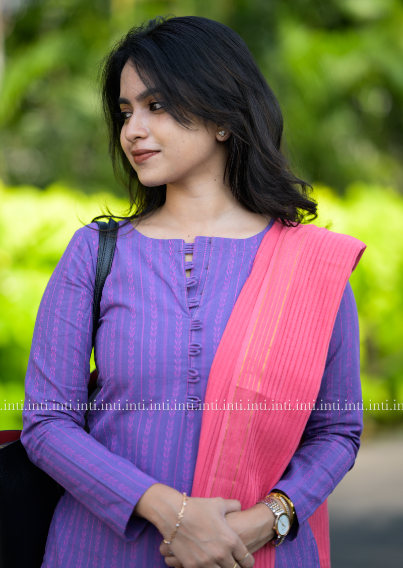 Violet Rose Top and Dupatta Set