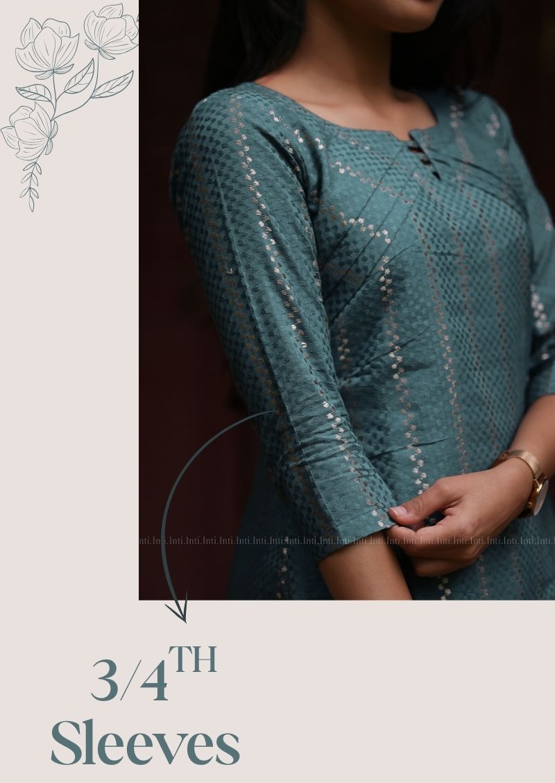 Frost Glow Haze Kurti