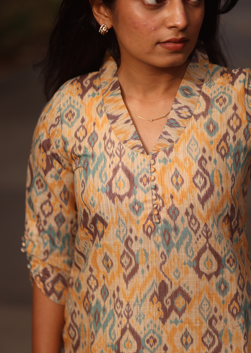 Earthline Prints Top & pant Set