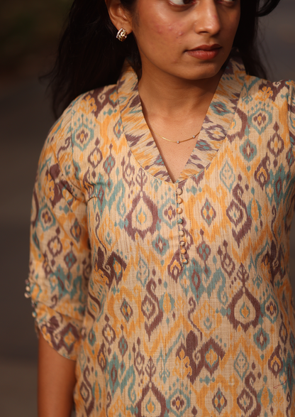 Earthline Prints Top & pant Set