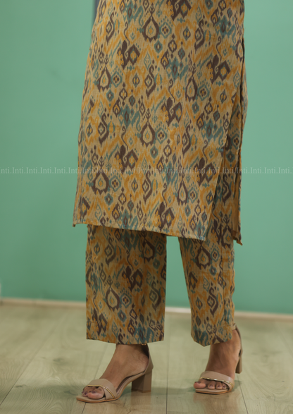 Earthline Prints Top & pant Set