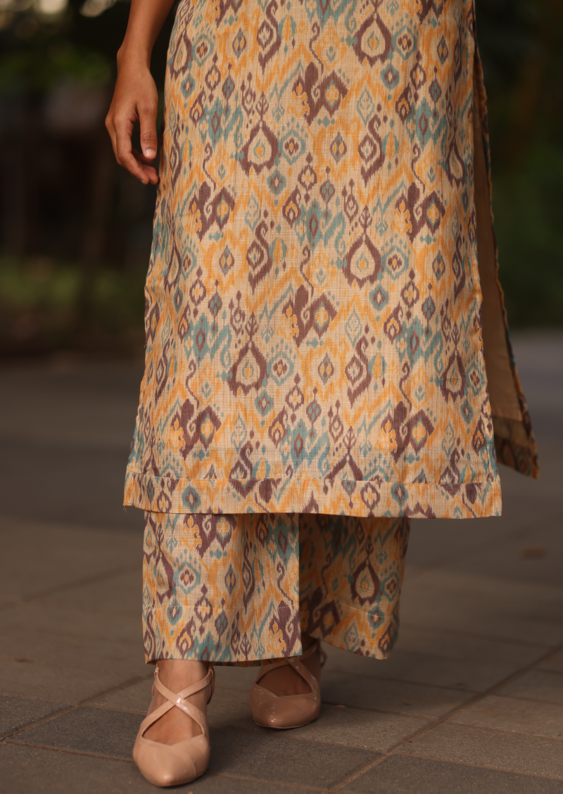 Earthline Prints Top & pant Set