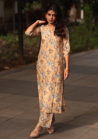 Earthline Prints Top & pant Set