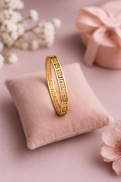 Classic Greek Cut Bracelet