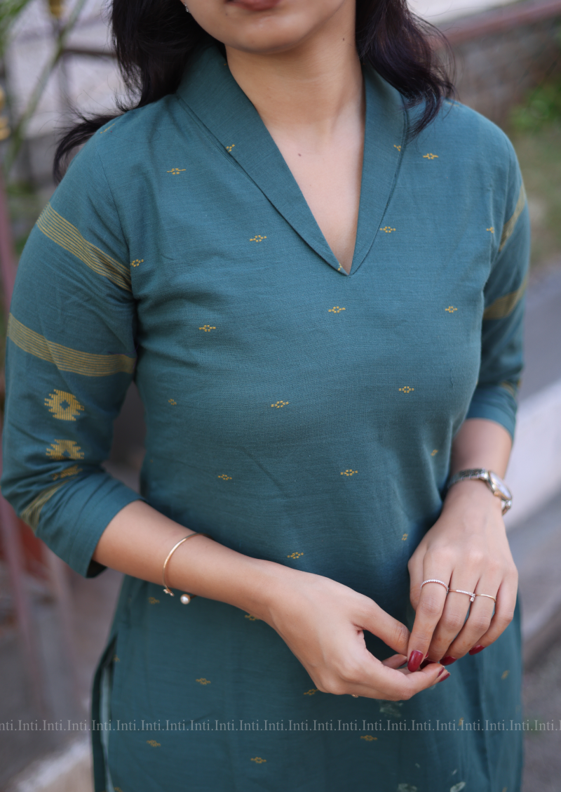 Green Gala Top & Pant Set
